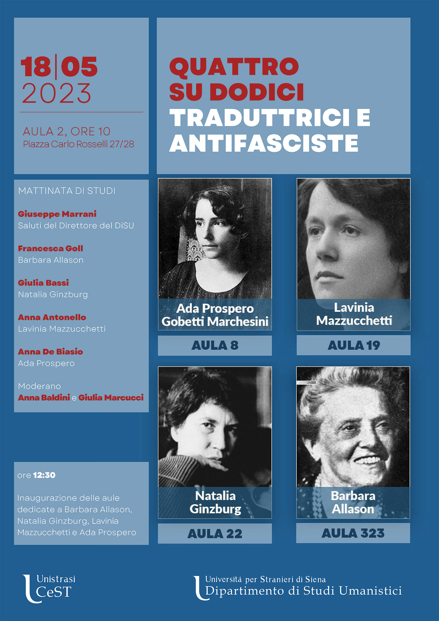 Quattro su dodici: traduttrici e antifasciste